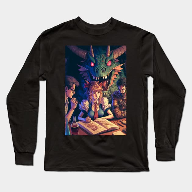 Dragons Journey Long Sleeve T-Shirt by TorDynamics